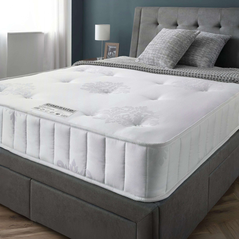 Julian Bowen Capsule Essentials Double White Sprung Mattress Image 2