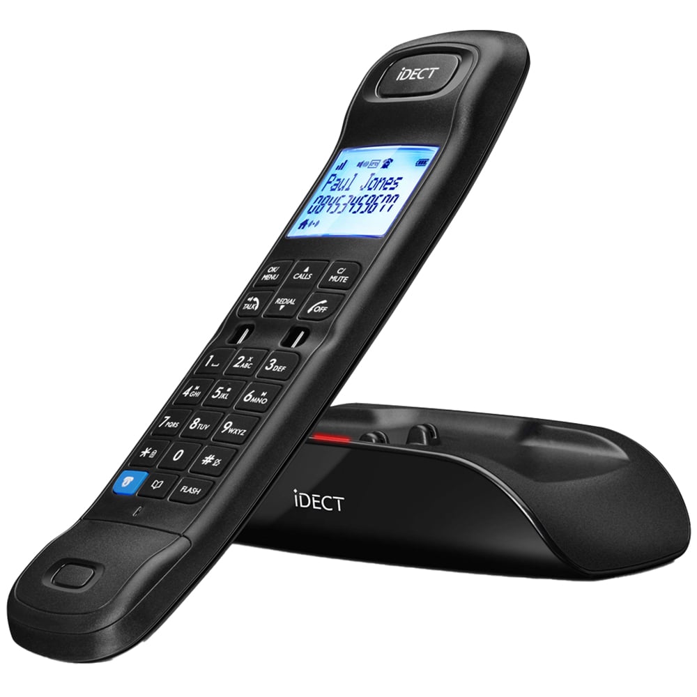 Binatone iDECT Loop Lite Plus Call Black Cordless Phone Image 1