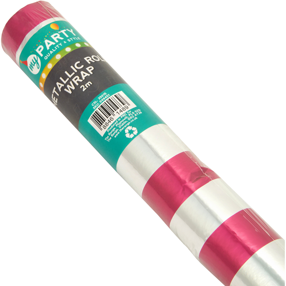 My Party Spot or Stripe Metallic Roll Wrap Image 9