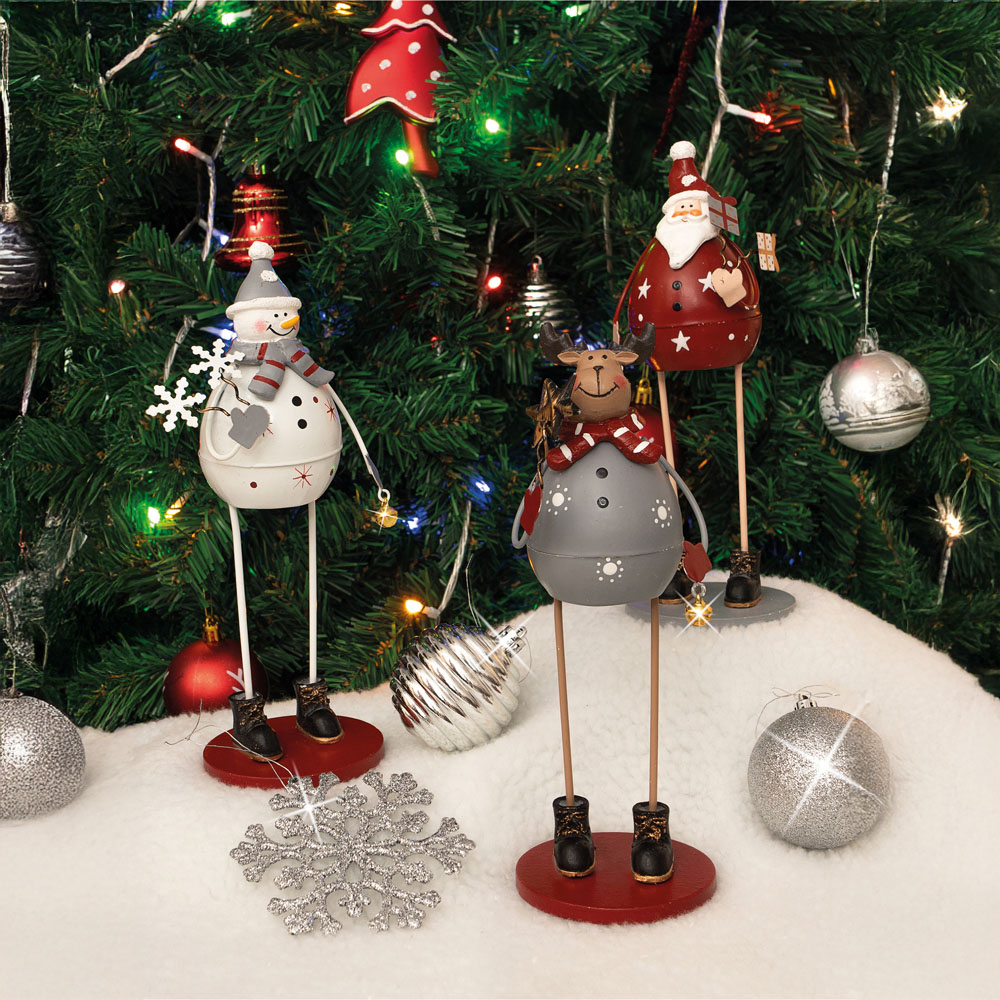 St Helens Metal Snowman Decoration Image 5