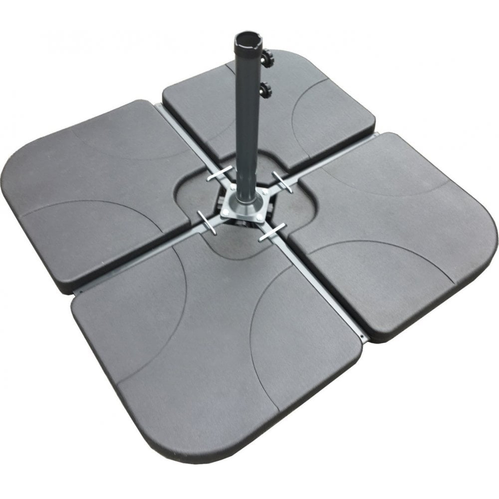 Jack Stonehouse 4 Piece Interlocking Water and Sand Fillable Parasol Base Image 5