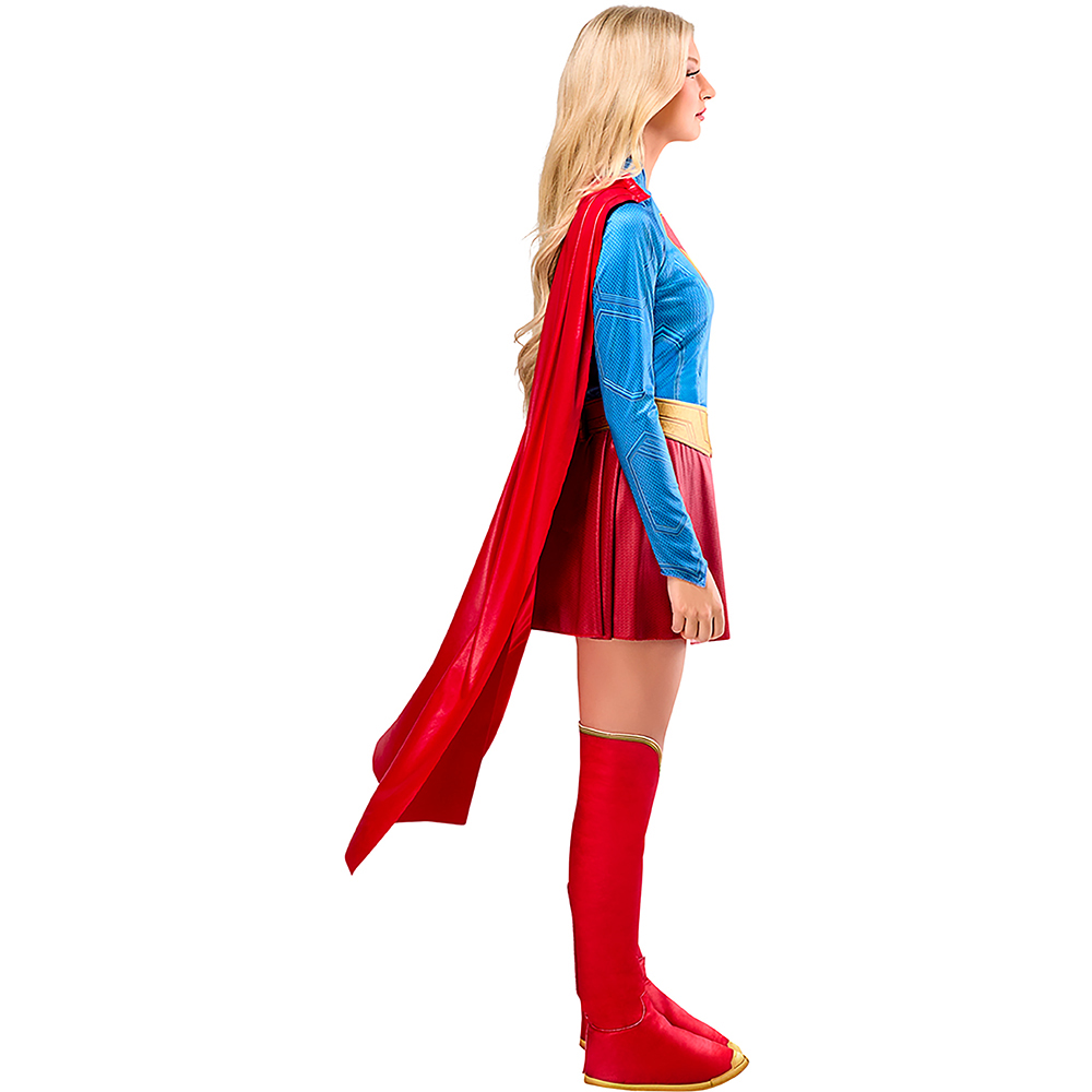 Supergirl Adult Deluxe Costume Large Image 3