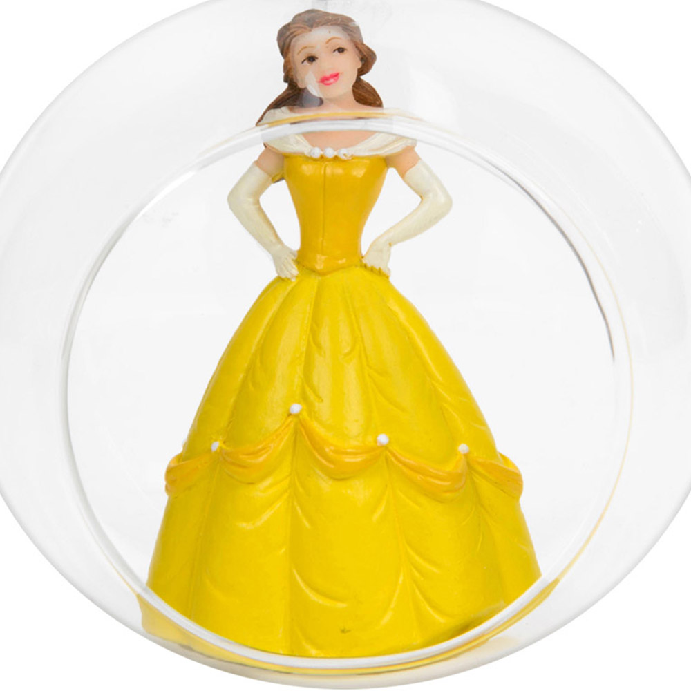 Disney Princess Belle Multicolour 3D Bauble Image 2