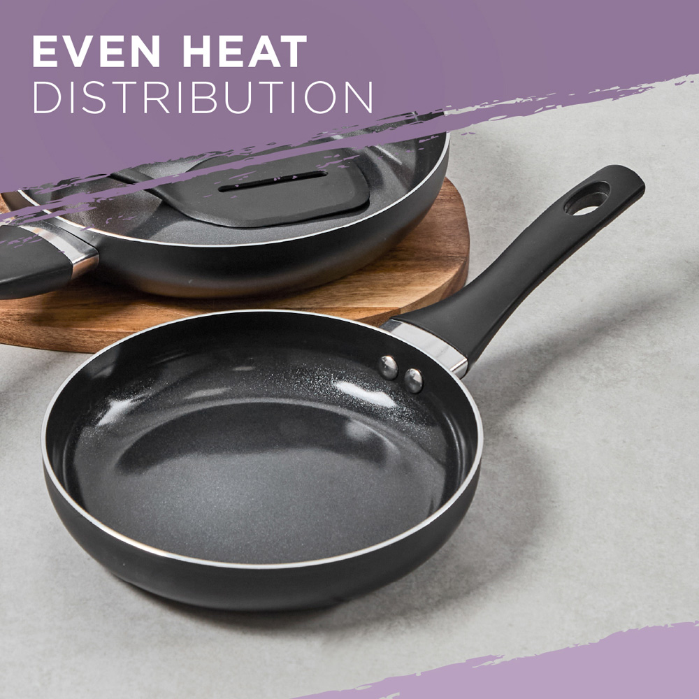 Blackmoor 20cm Black Ceramic Non-Stick Frying Pan Image 2