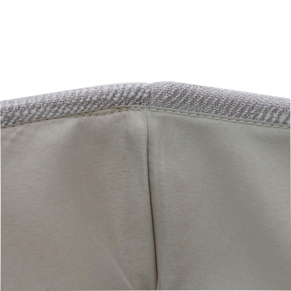 JVL Serena Light Grey Square Storage Basket 3 Pack Image 7