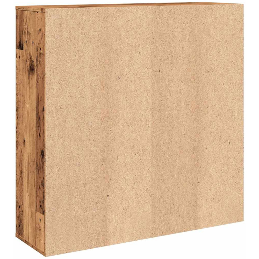 vidaXL 9 Shelf Old Wood Bookcase Image 6