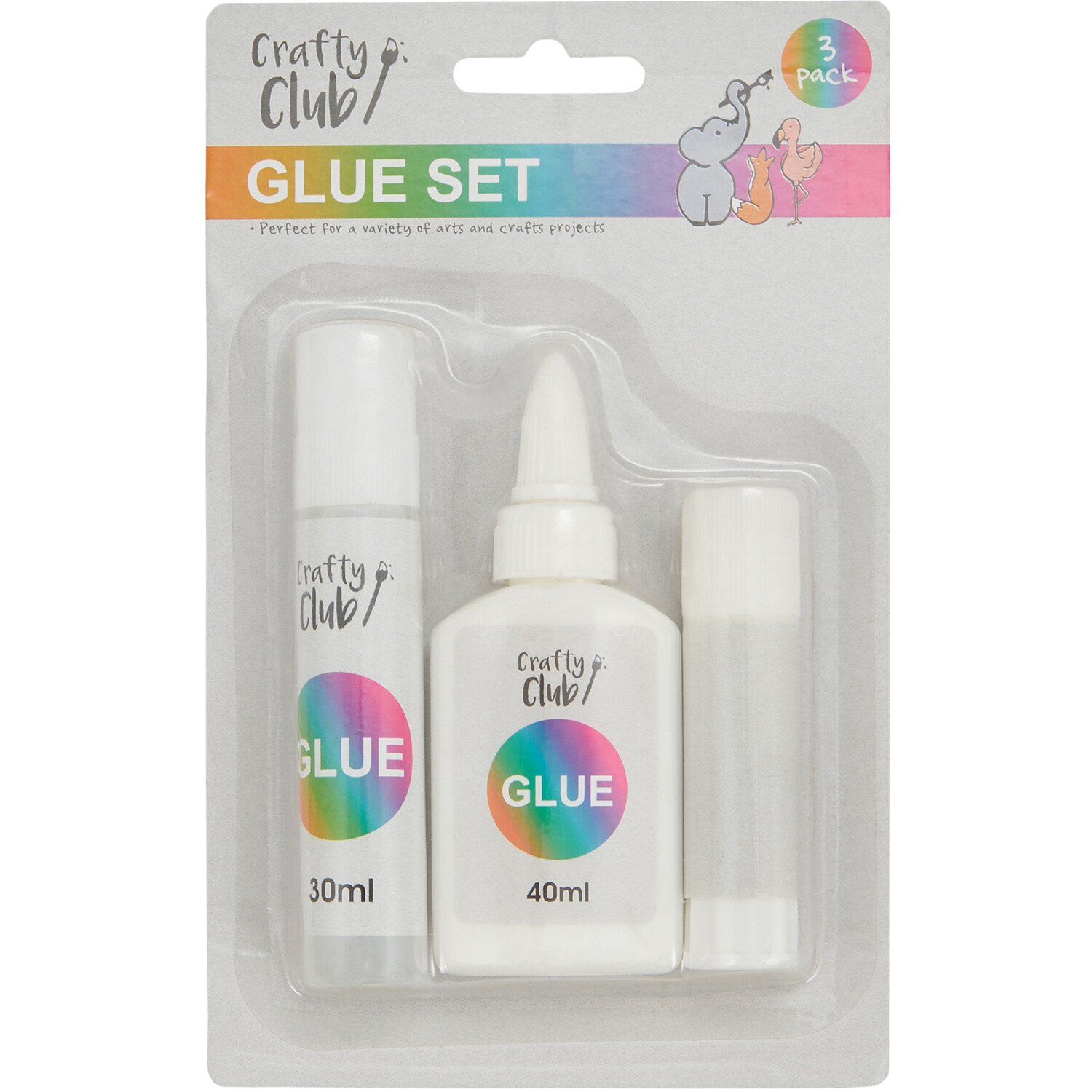 Crafty Club Glue Set 3 Piece Image 1