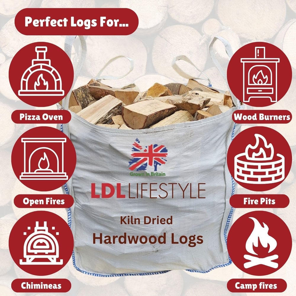 Warma Kiln Dried Hardwood Logs Bulk Bag 300kg Image 4