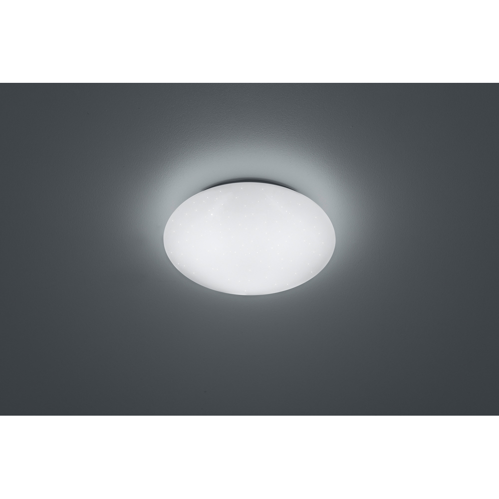 TRIO Putz White Matt Integrated LED Ceiling Light Image 2