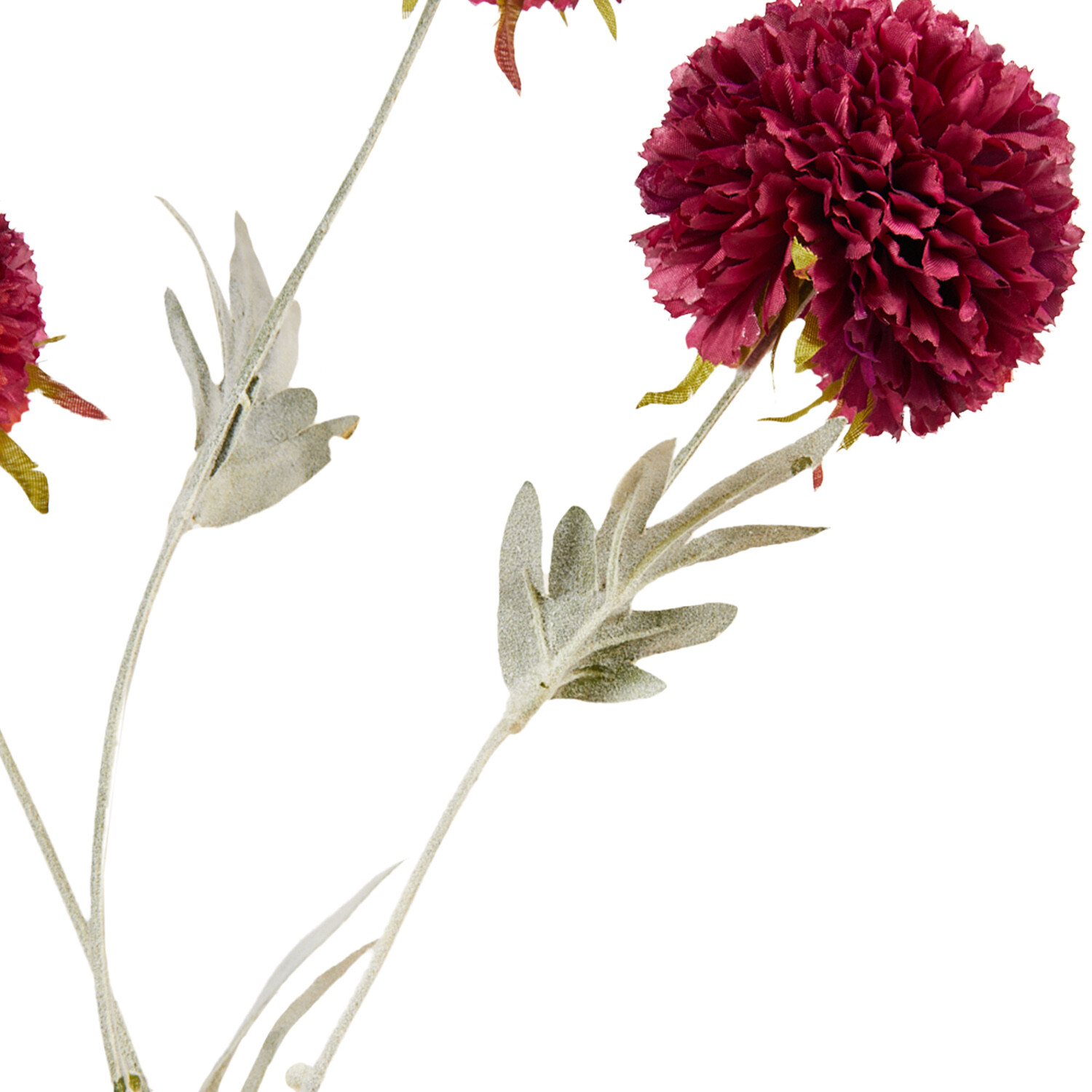 Purple or Berry Pom Pom Stem - Purple or Red Image 3