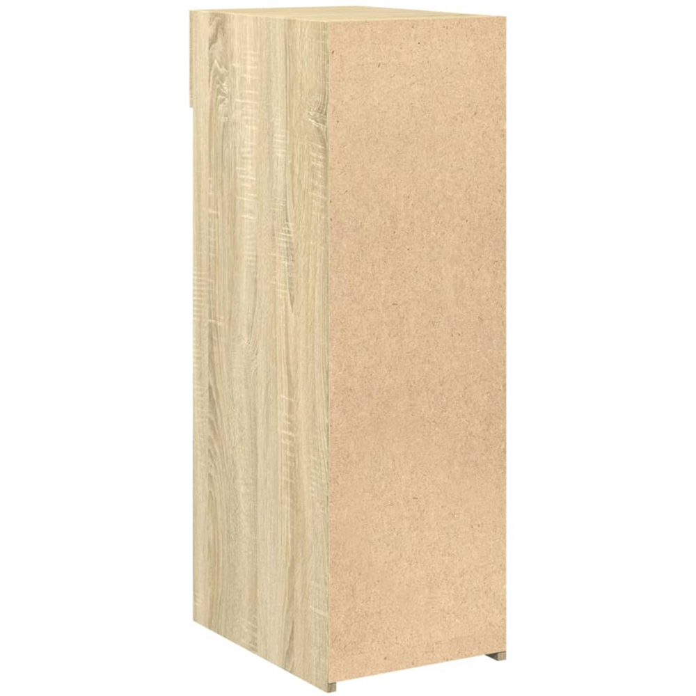 vidaXL Single Drawer 3 Shelf Sonoma Oak Sideboard Image 6