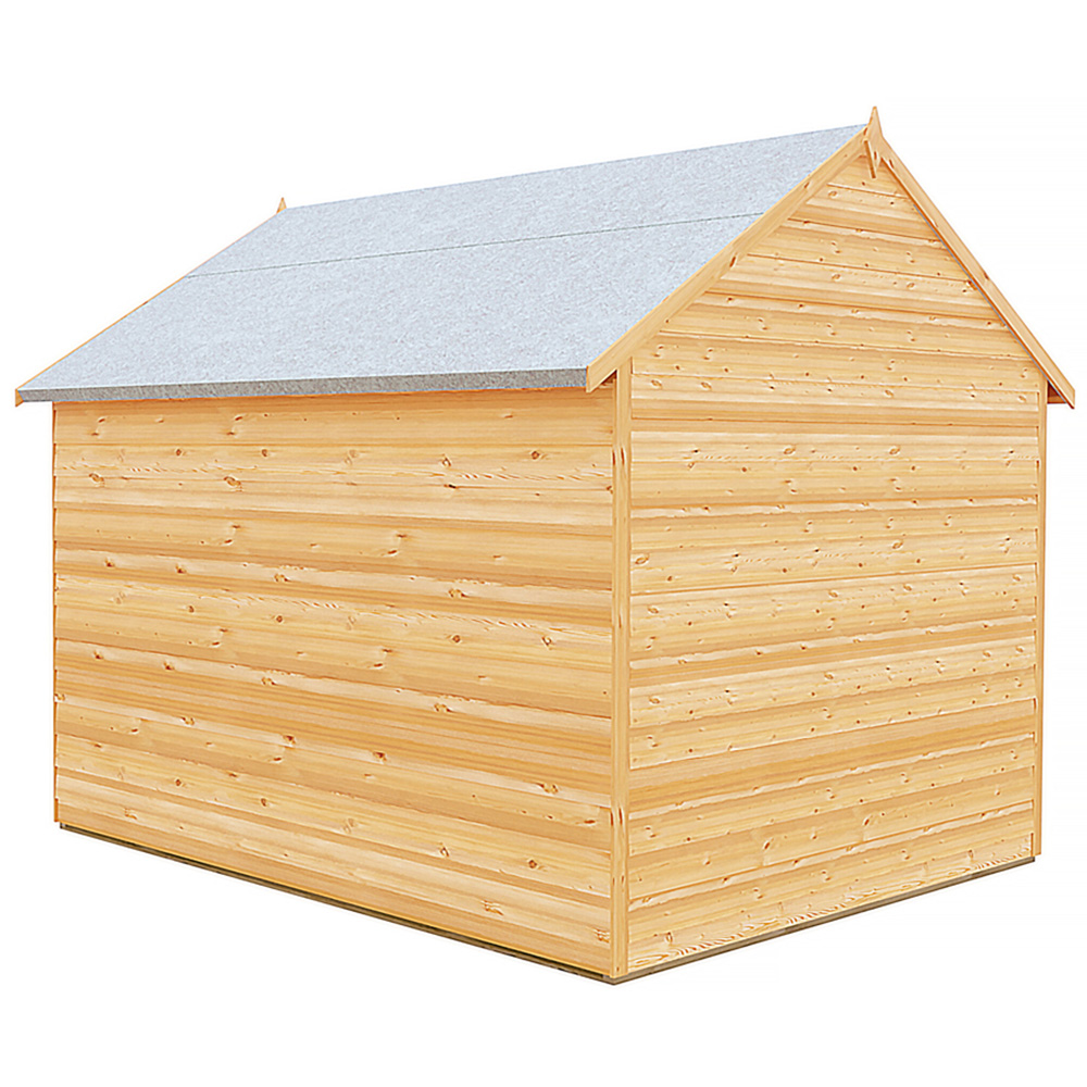 Shire Super Value 8 x 6ft Overlap Apex Garden Shed Image 3