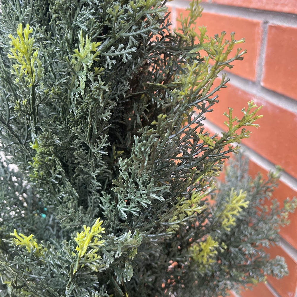 Leaf Natural Look Cedar Artificial Tree in Pot 4ft Image 6