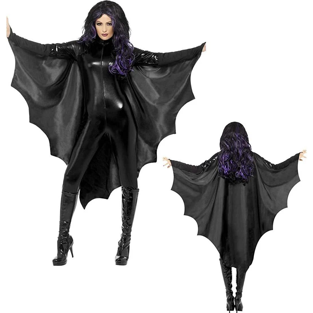 Smiffys Adult Women's Vampire Bat Costume Image 2