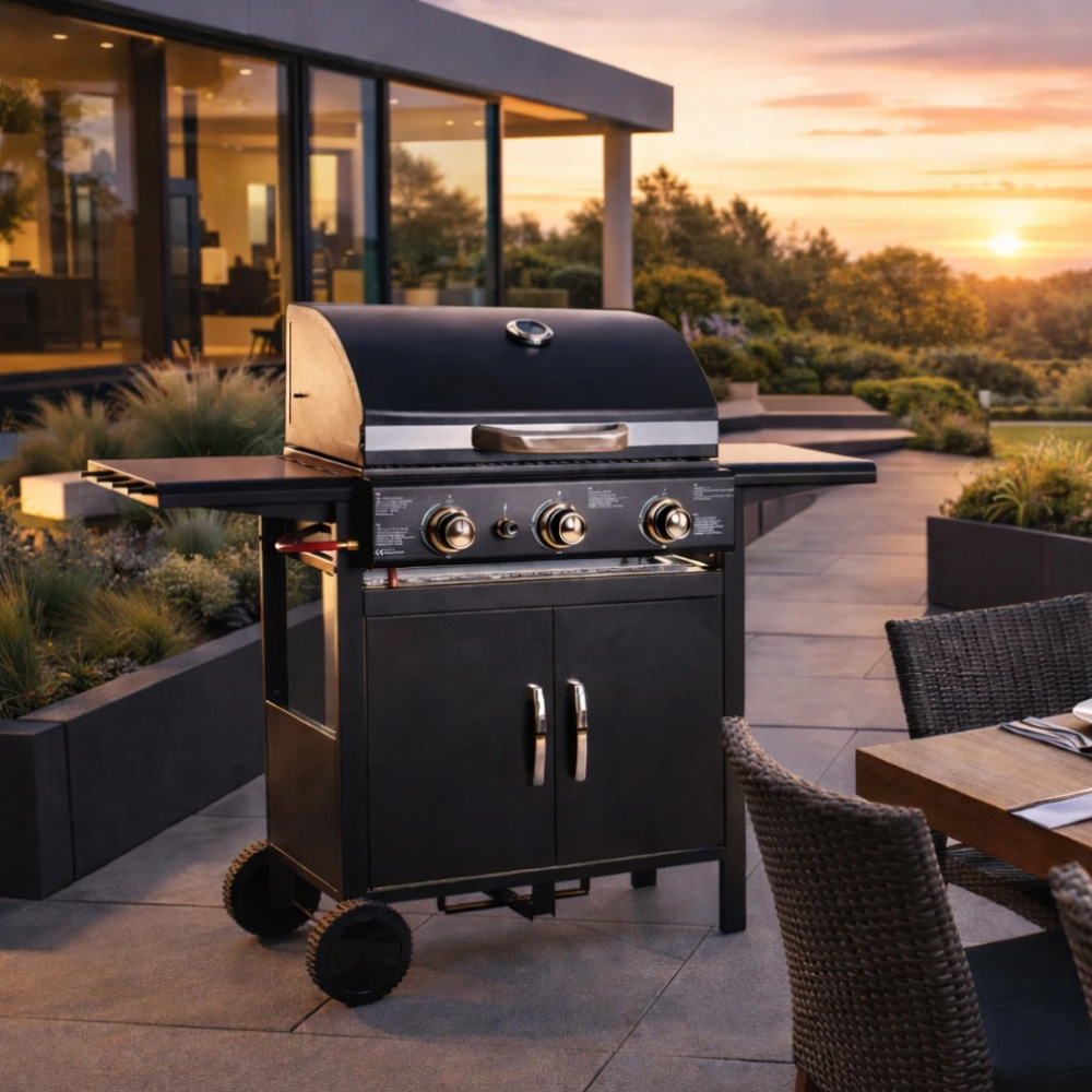 Blazebox 3 Burner Gas BBQ Complete Kit Image 9