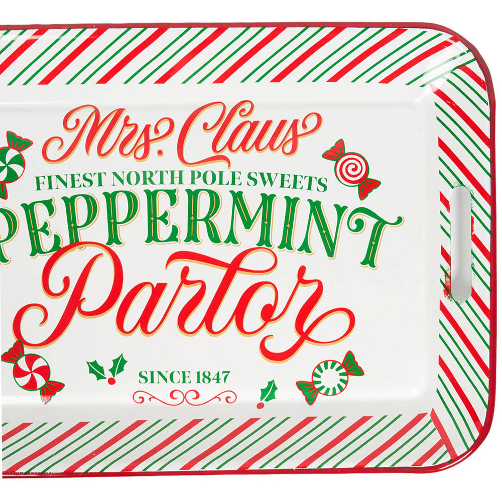 Mrs Claus Peppermint Tray Image 5