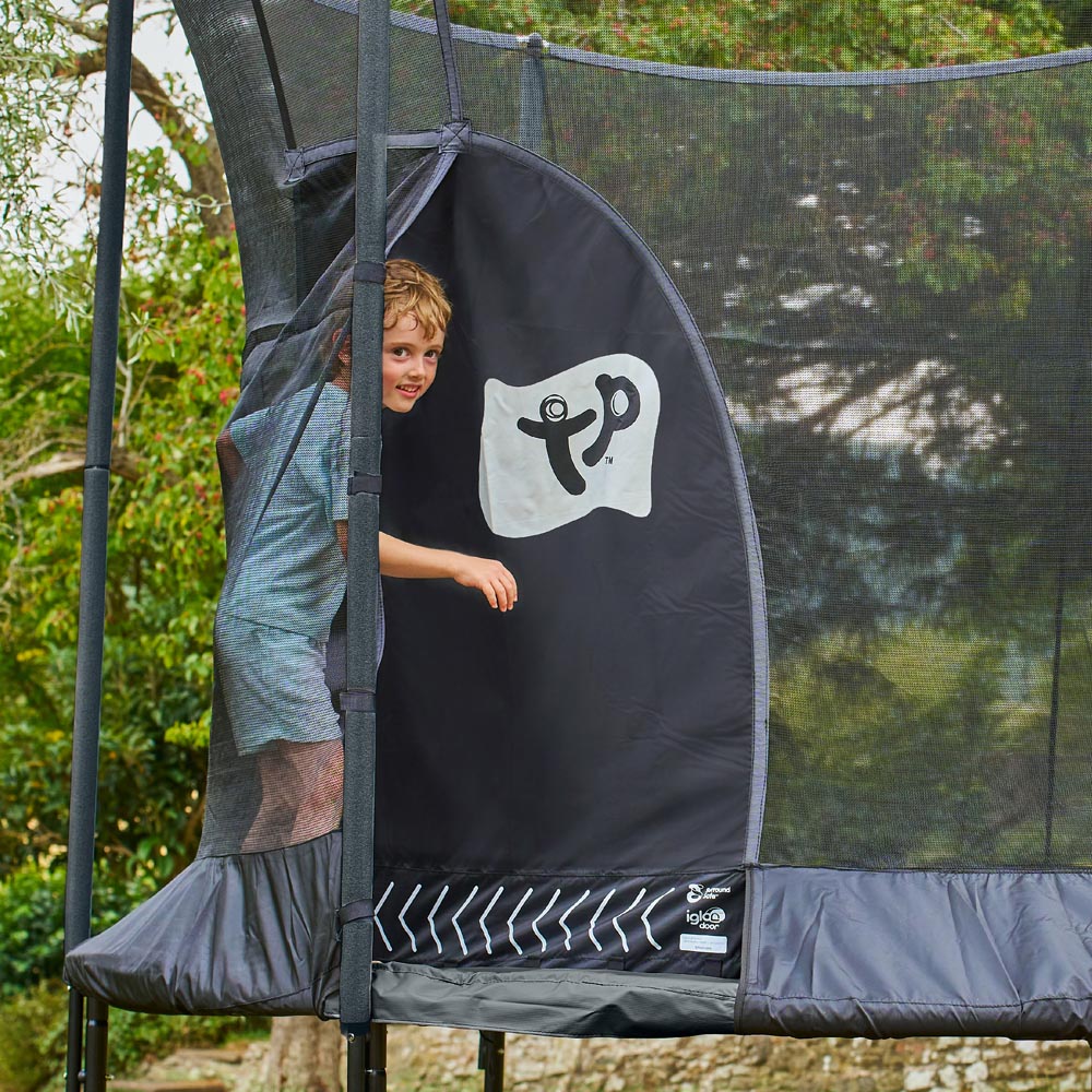 TP Genius Kids 10ft Round Trampoline with SurroundSafe Enclosure Image 8