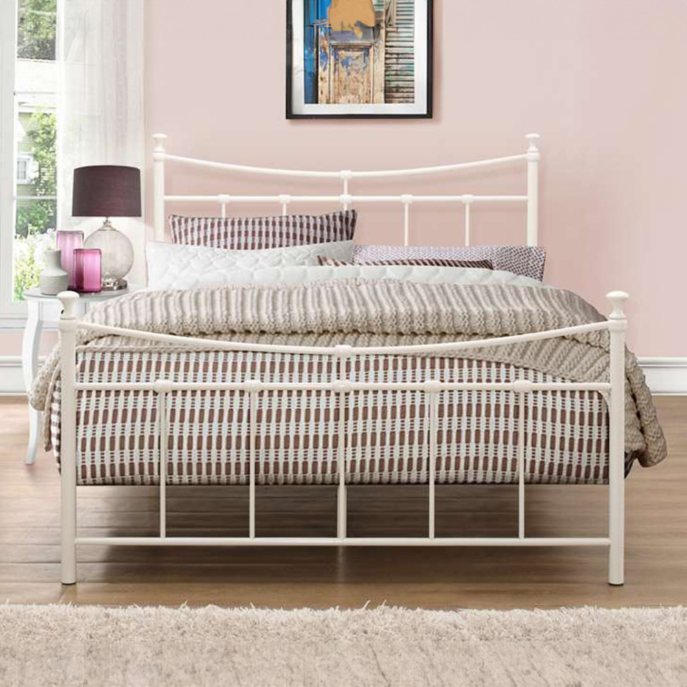 Emily Double Cream Bed Frame Image 3