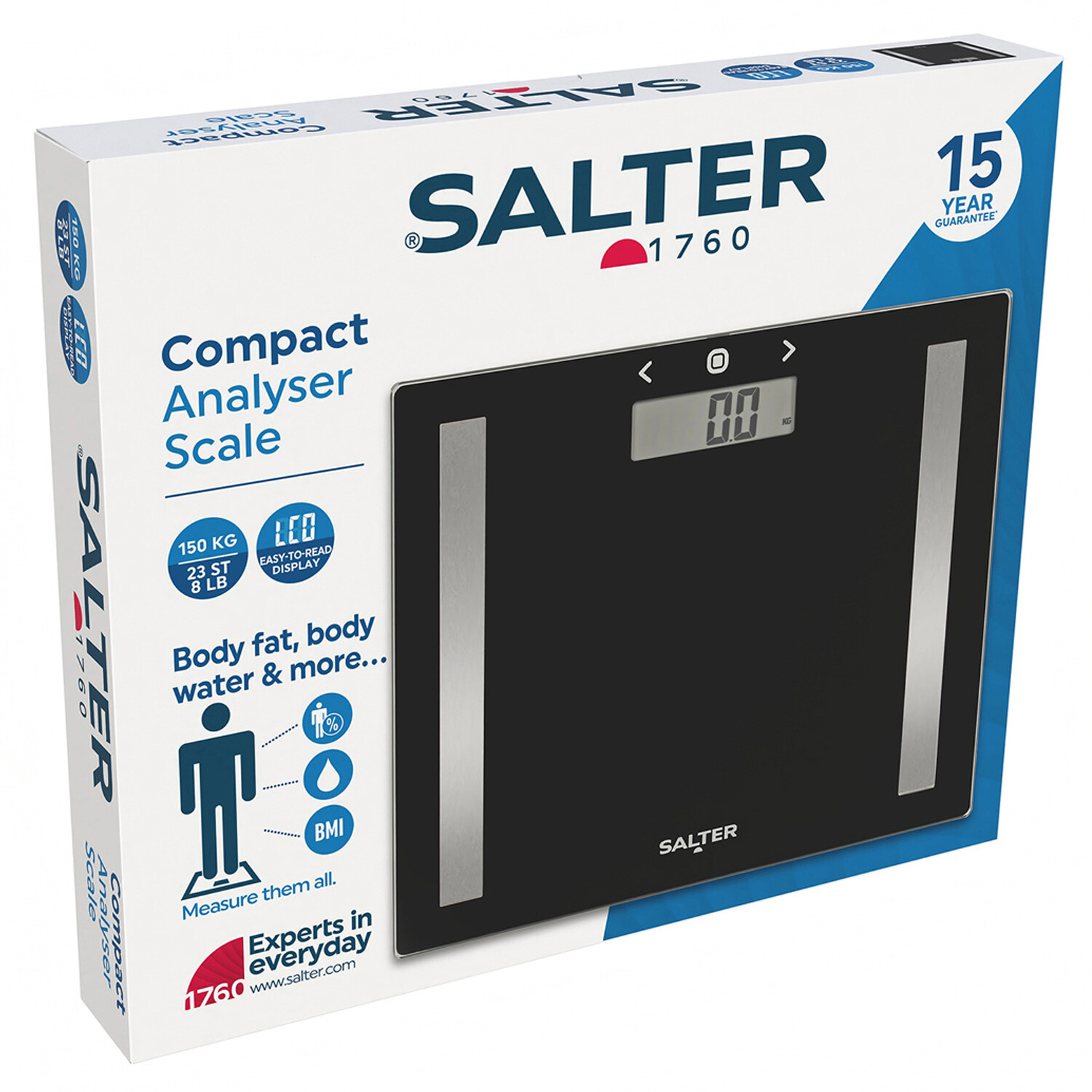 Salter Compact Glass Analyser Scale Black Image 2
