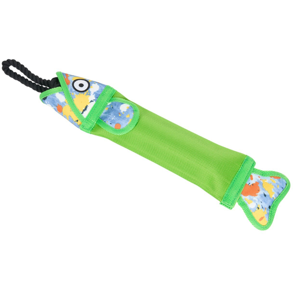 Fish with Rope Dog Toy Image 7
