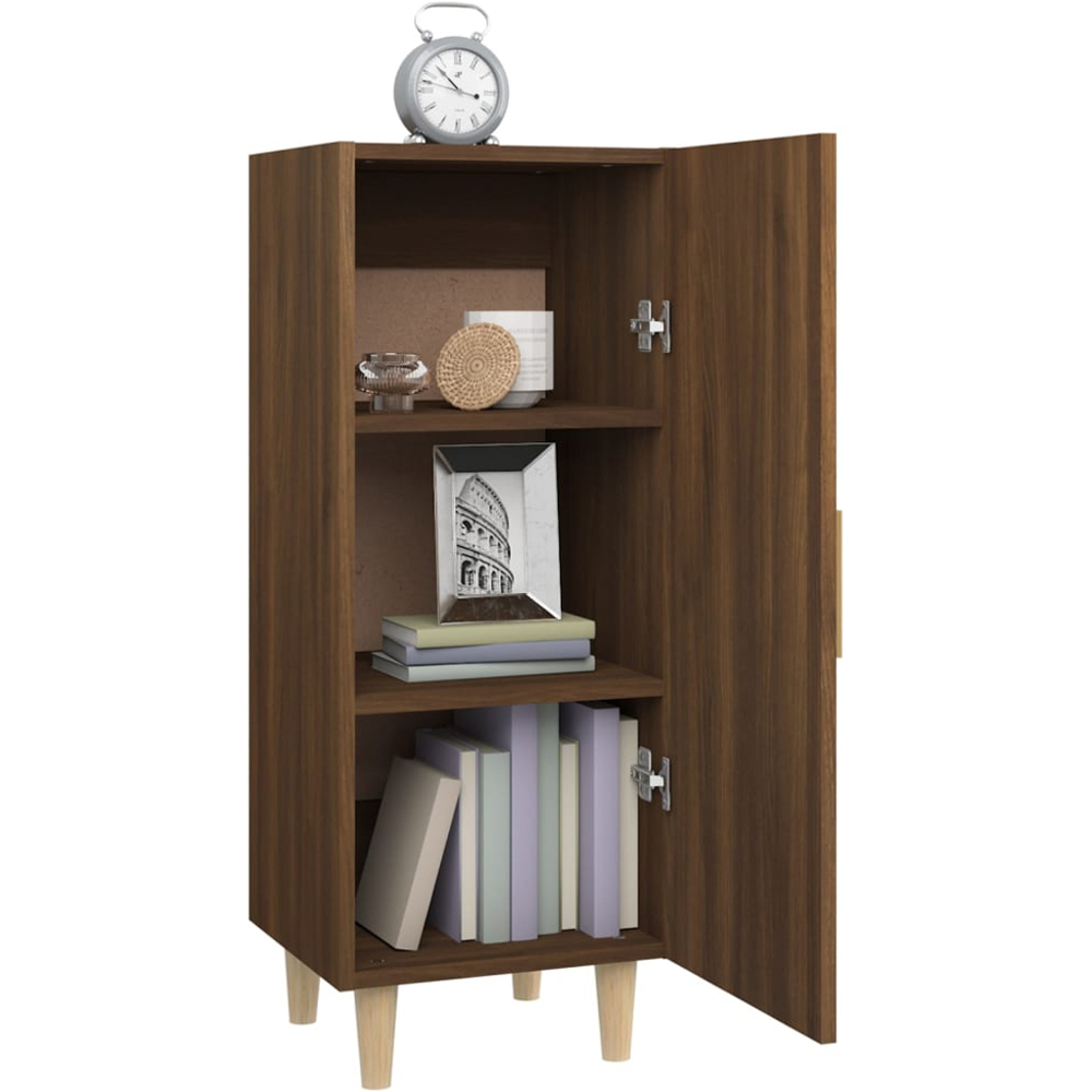 vidaXL Single Door Brown Sideboard Image 4