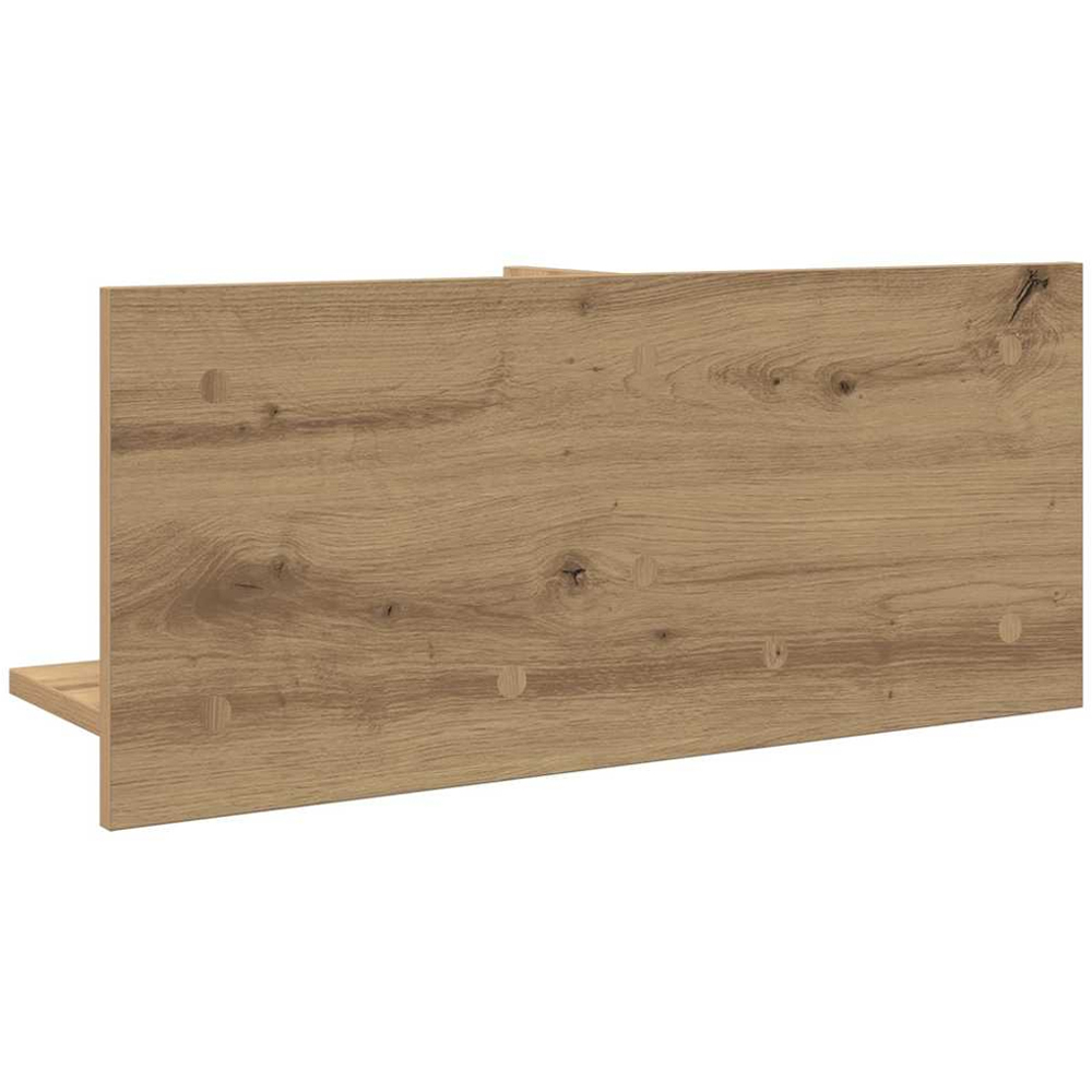 vidaXL 2 Shelf Artesian Oak Wall Cabinet Image 5