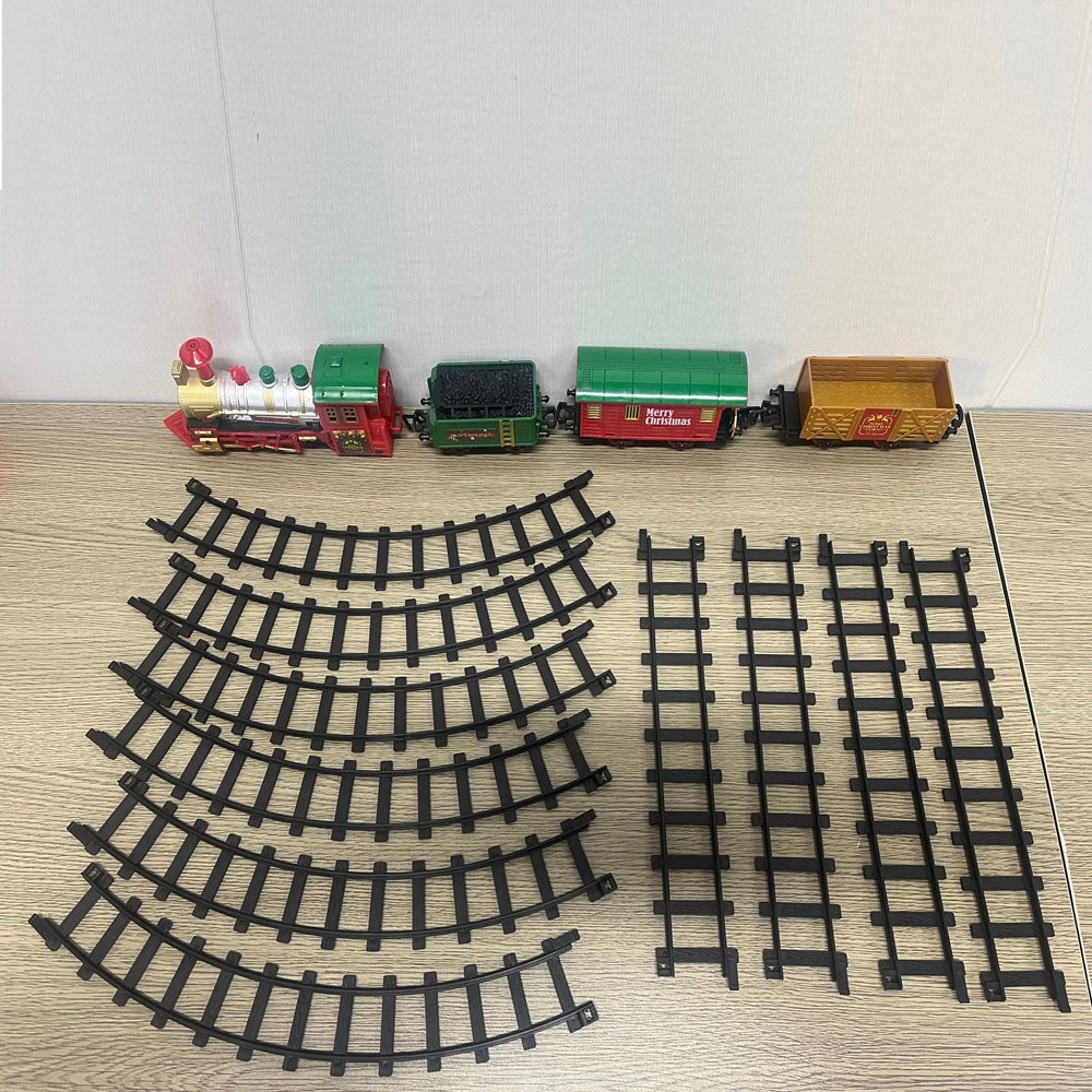Rexco Deluxe Musical Around Christmas Tree Train Set Image 5