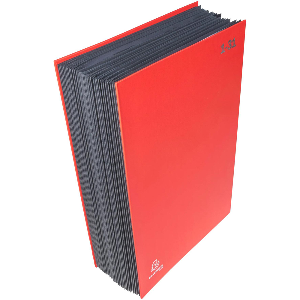 Exacompta 32 Sections Red A4 Multi Part File 6 Pack Image 5