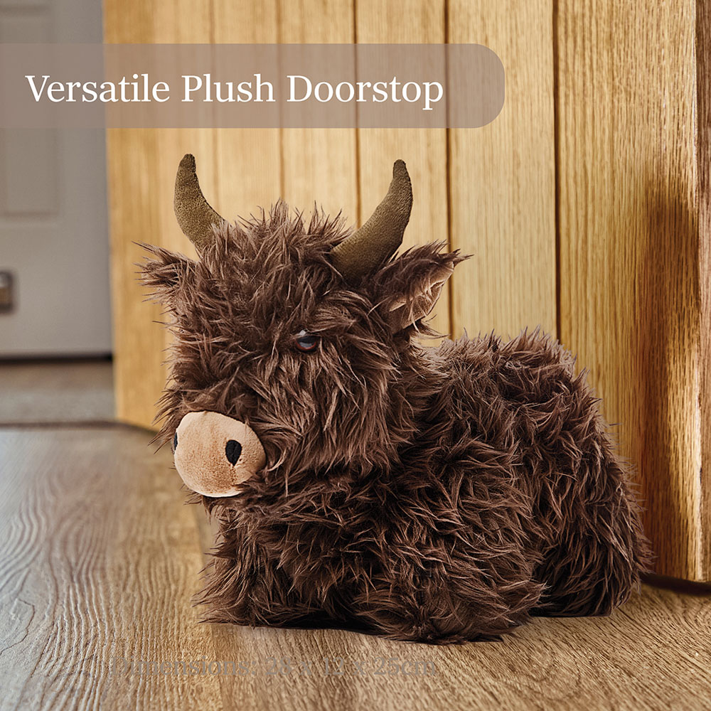 Benross Anika Highland Cow Doorstop Image 2