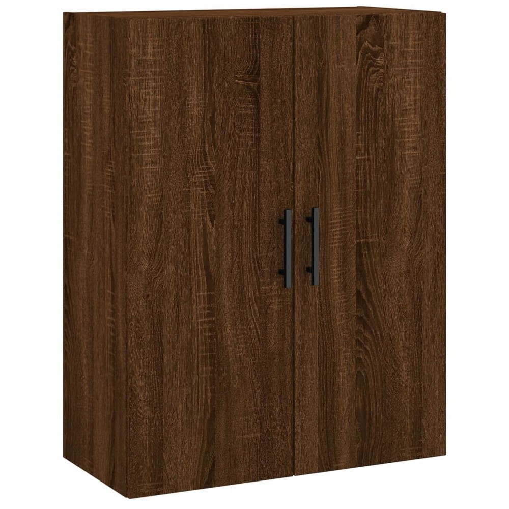vidaXL 2 Door Brown Oak Wall Mounted Cabinet Image 2
