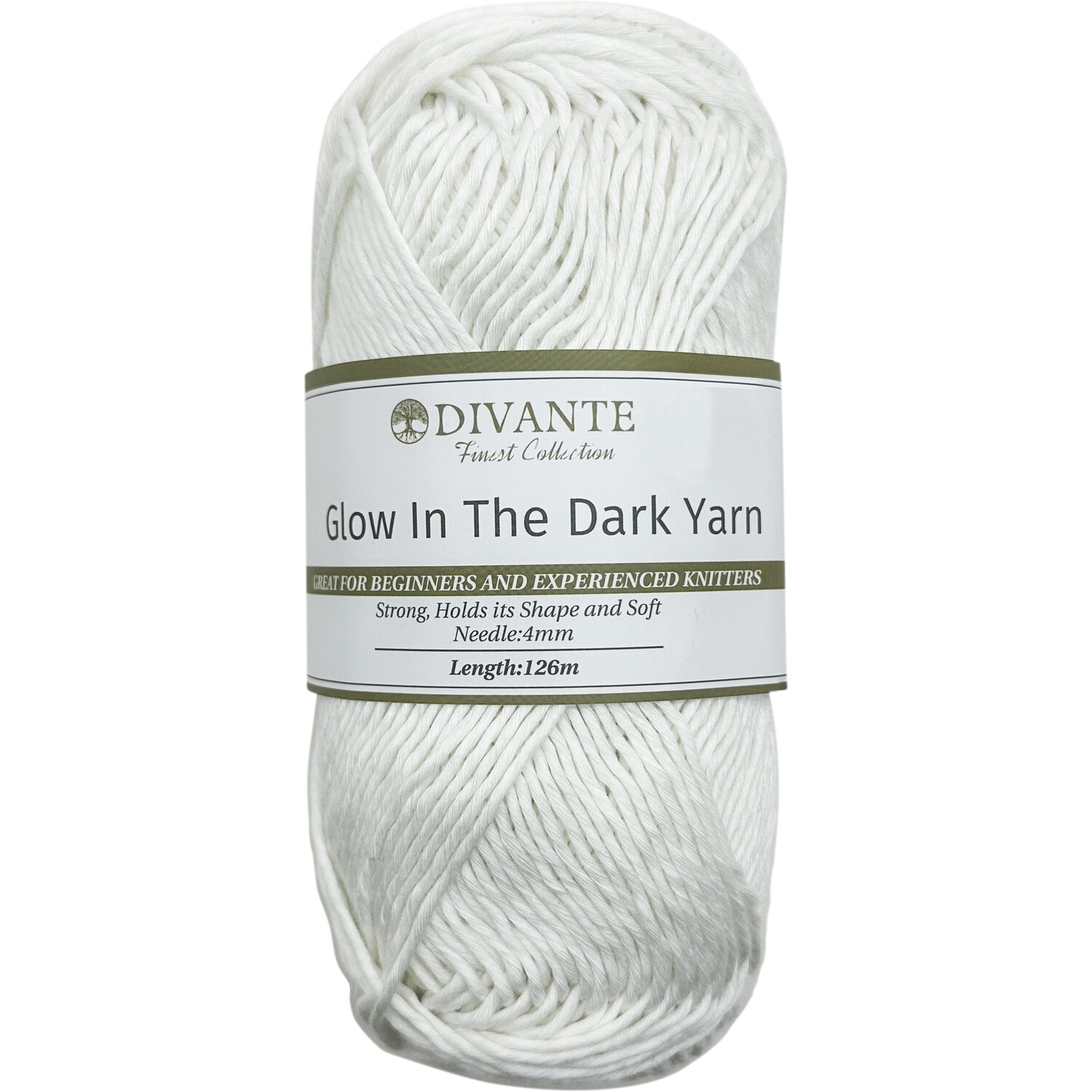 Divante Glow In The Dark Yarn White Image 1
