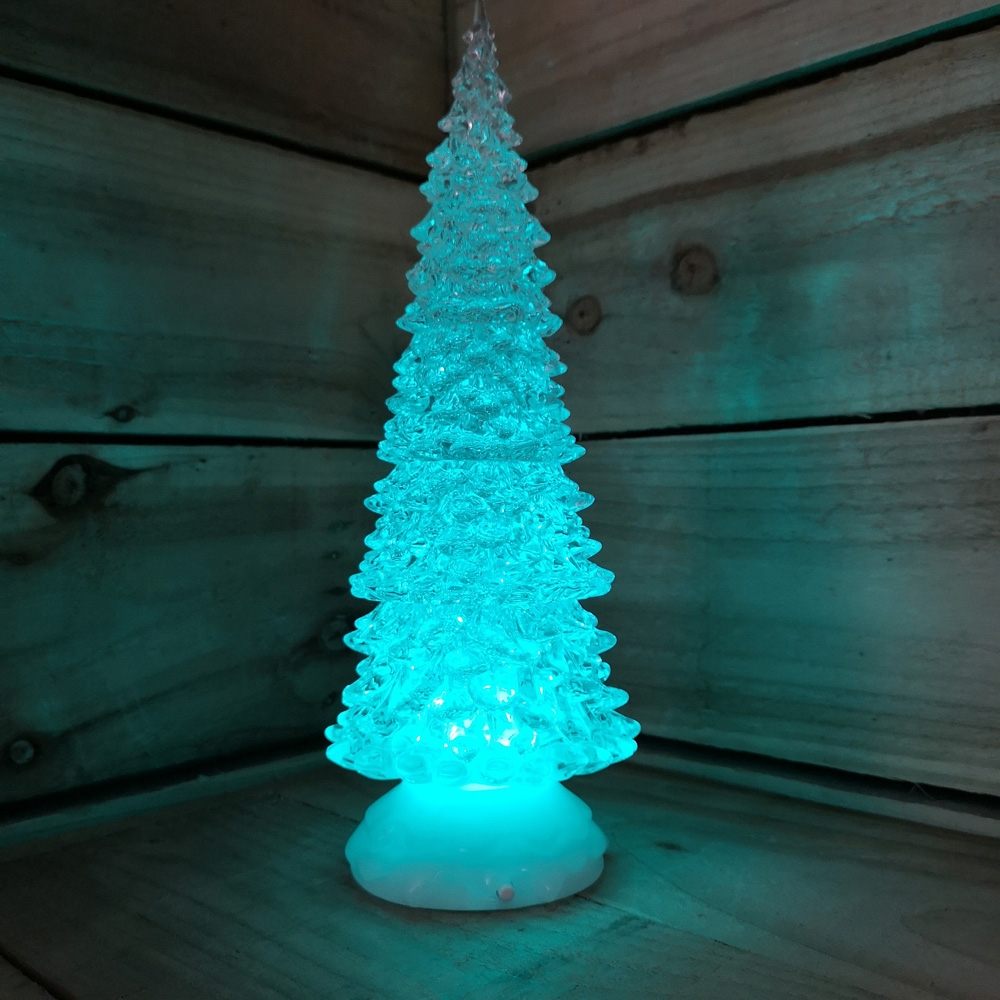 Samuel Alexander Colour Changing Tree LED Christmas Water Spinner 32cm Image 3