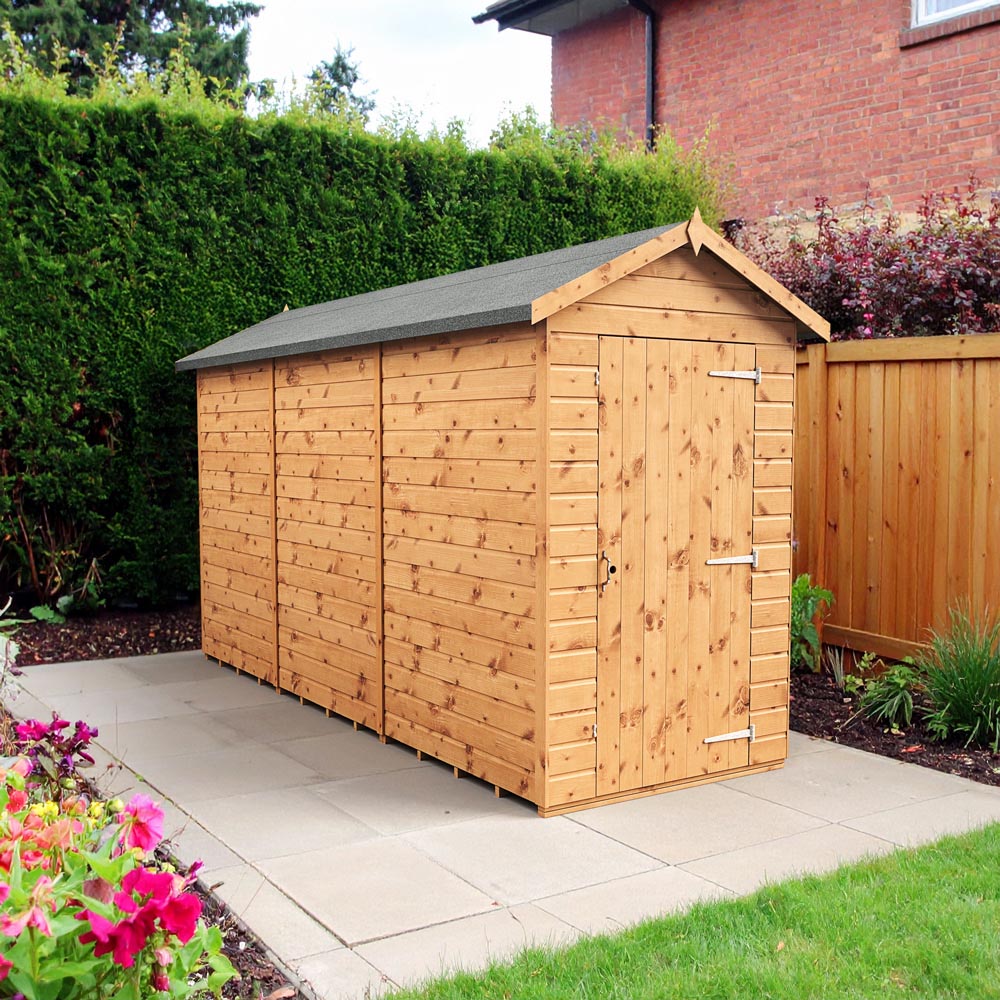 Empire Sheds 4 x 12ft Tongue and Groove Wooden Apex Garden Shed Image 2