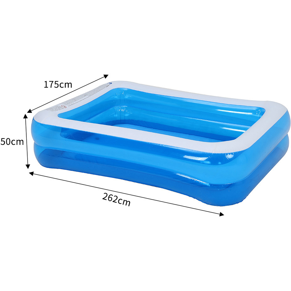 H&O Direct Kids Inflatable Pool 262 x 175cm Image 6