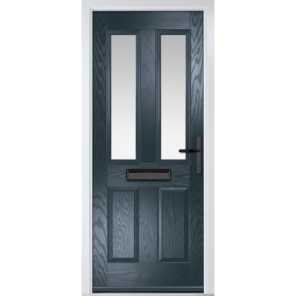 Crystal-Direct Carnoustie Anthracite Grey GRP Stipolytte Left Hand Open Front Door 2090 x 920mm Image 1