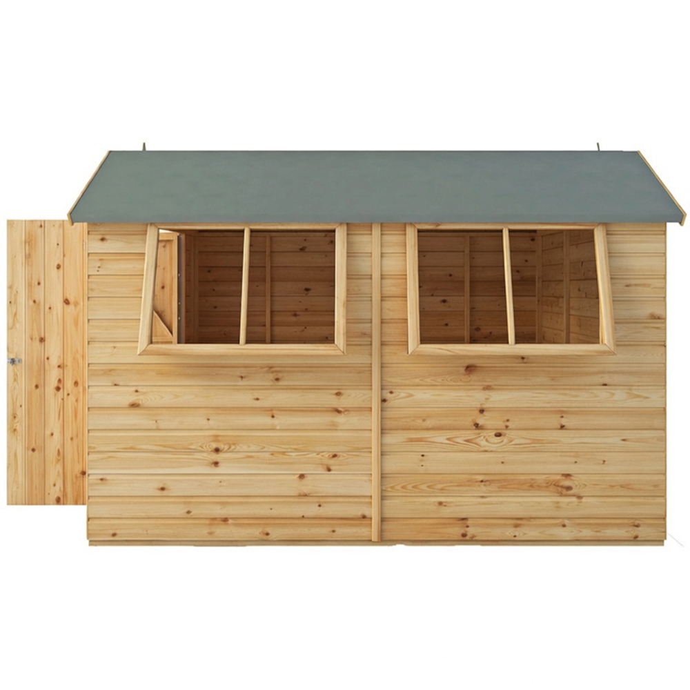 Shire Barn 10 x 8ft Double Door Shiplap Apex Garden Shed Image 4