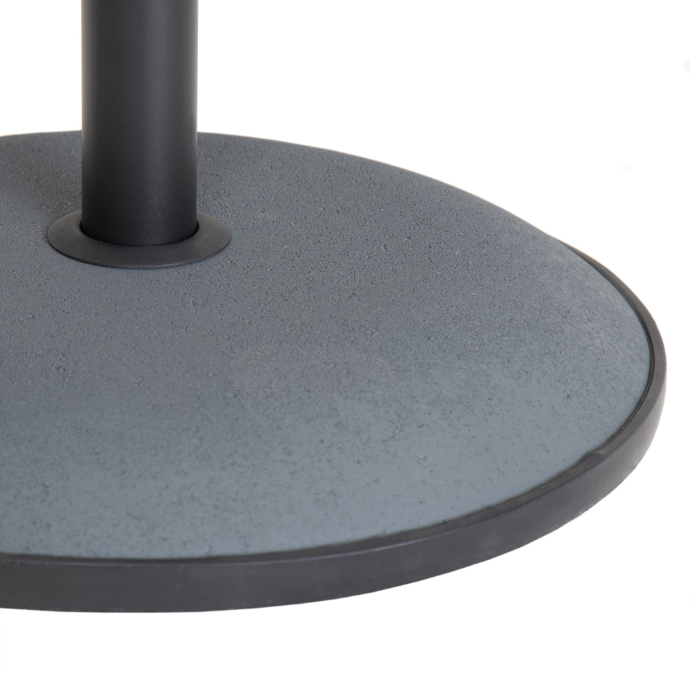 Charles Bentley Grey Round Concrete Parasol Base 15kg Image 3