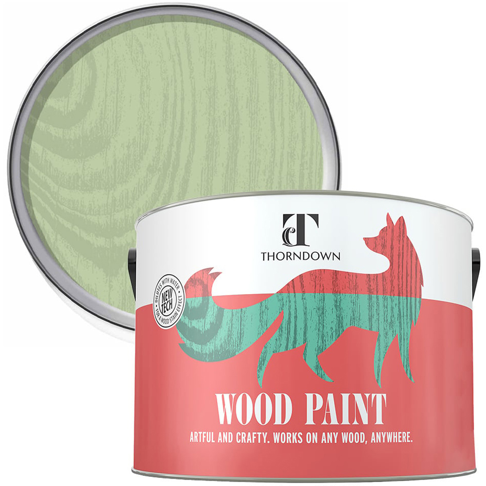Thorndown Parlyte Green Satin Wood Paint 2.5L Image 1
