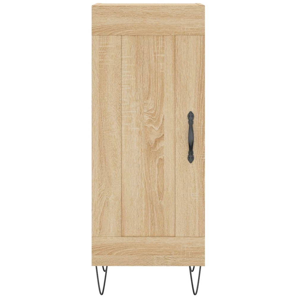 vidaXL Single Door Sonoma Oak Narrow Sideboard Image 5