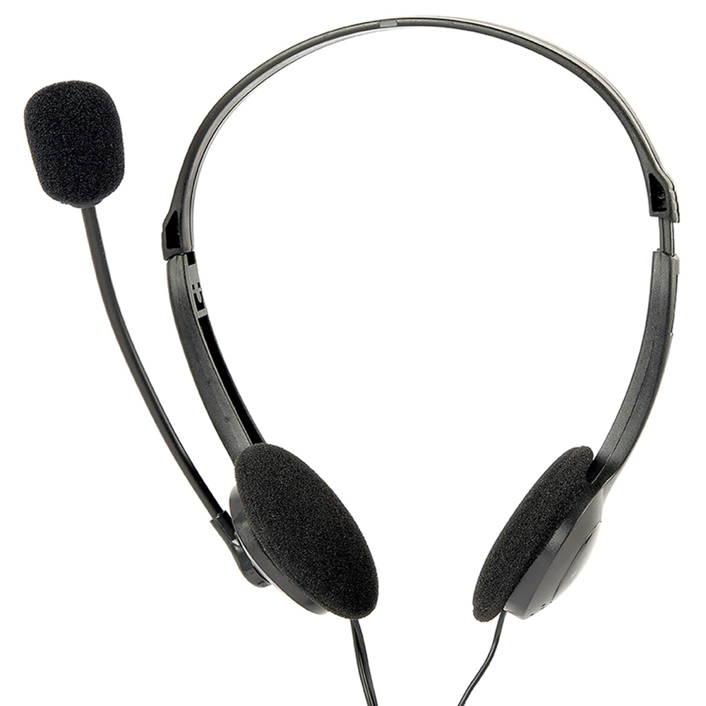 Gembird Black Stereo Headset with Mic and Volume Control Image 2