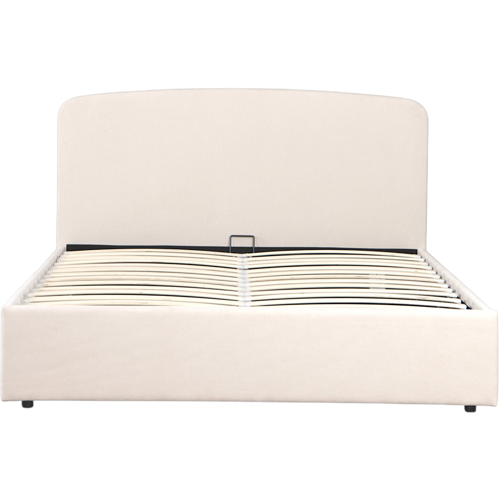 OAT Home Delamere Double Natural Ottoman Bed Image 3