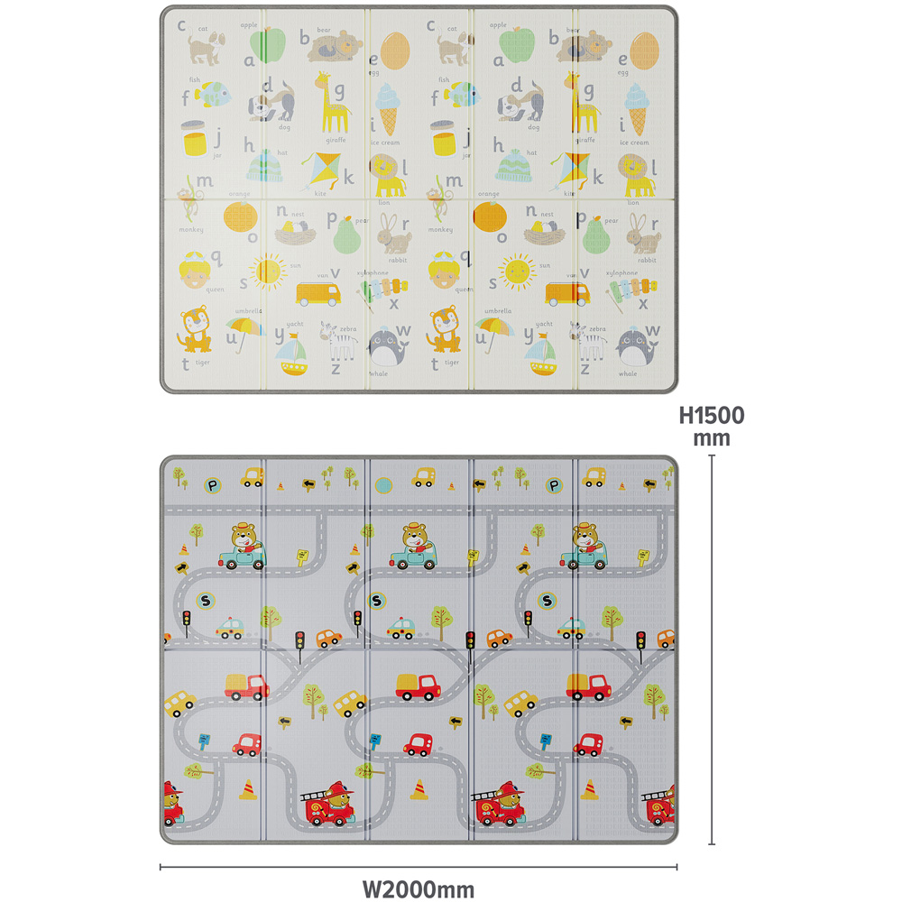 Liberty House Toys Alphabet and Roads Toddler Play Mat Image 8
