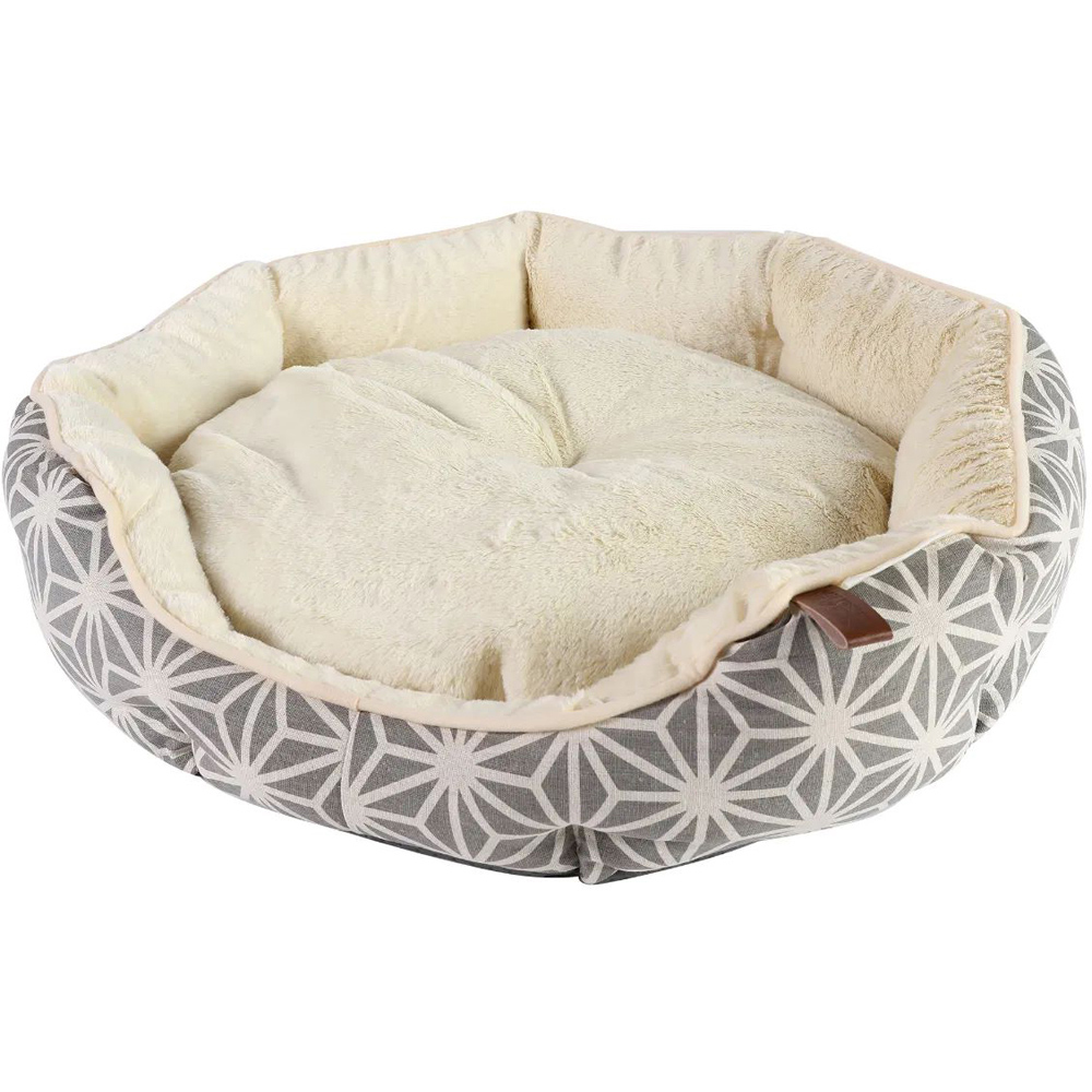 Dream Paws Large Geometric Cosy Pet Bed Image 2