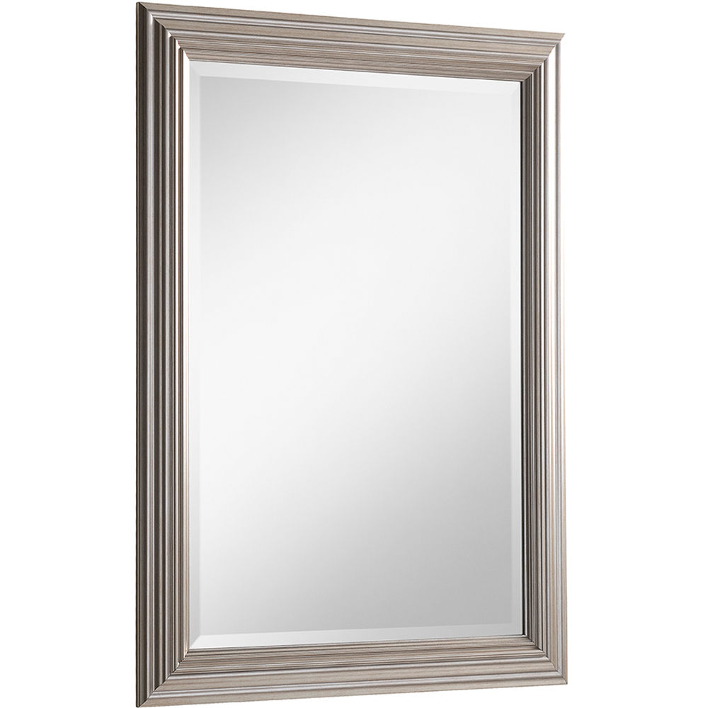 Yearn Silver Champagne Bevelled Mirror 90.5 x 65cm Image 1