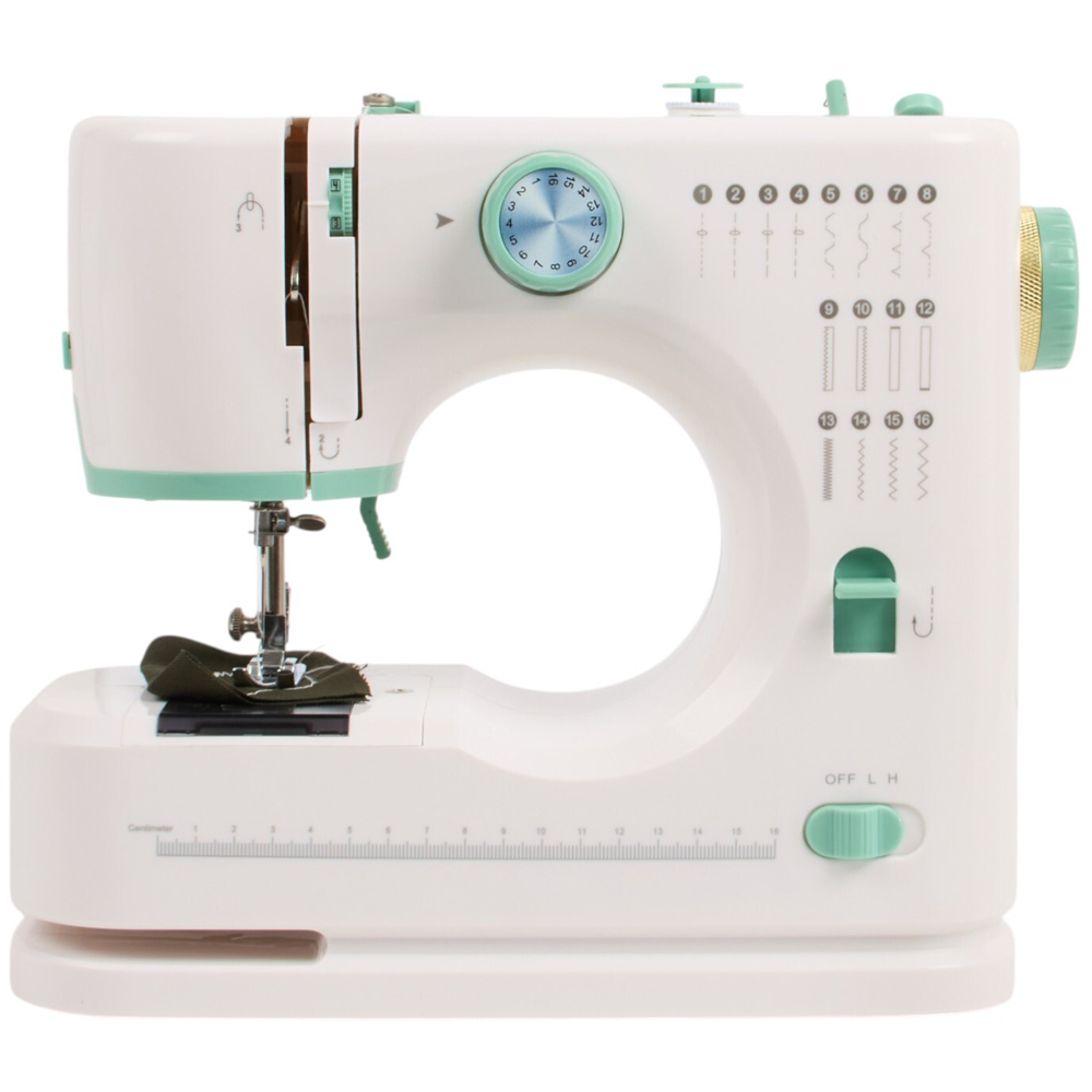 Compact Portable Beginner Sewing Machine White Image 3