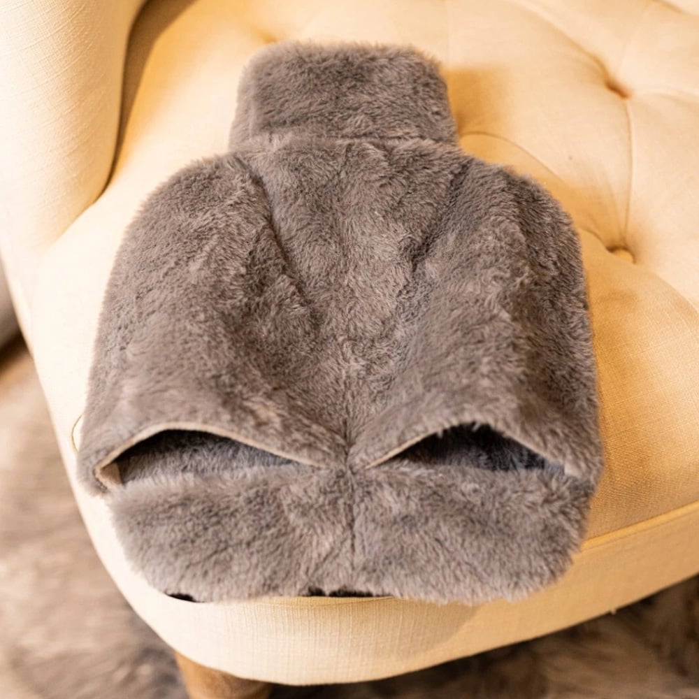 Marco Paul Faux Fur Cover Foot Warmer Hot Water Bottle 2L Image 2
