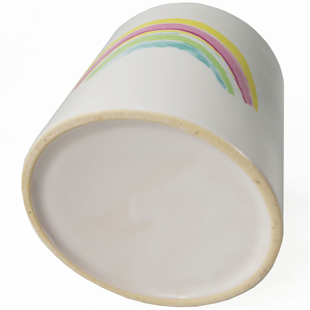 Botanik Multicolour Rainbow Ceramic Planter 12cm Image 3