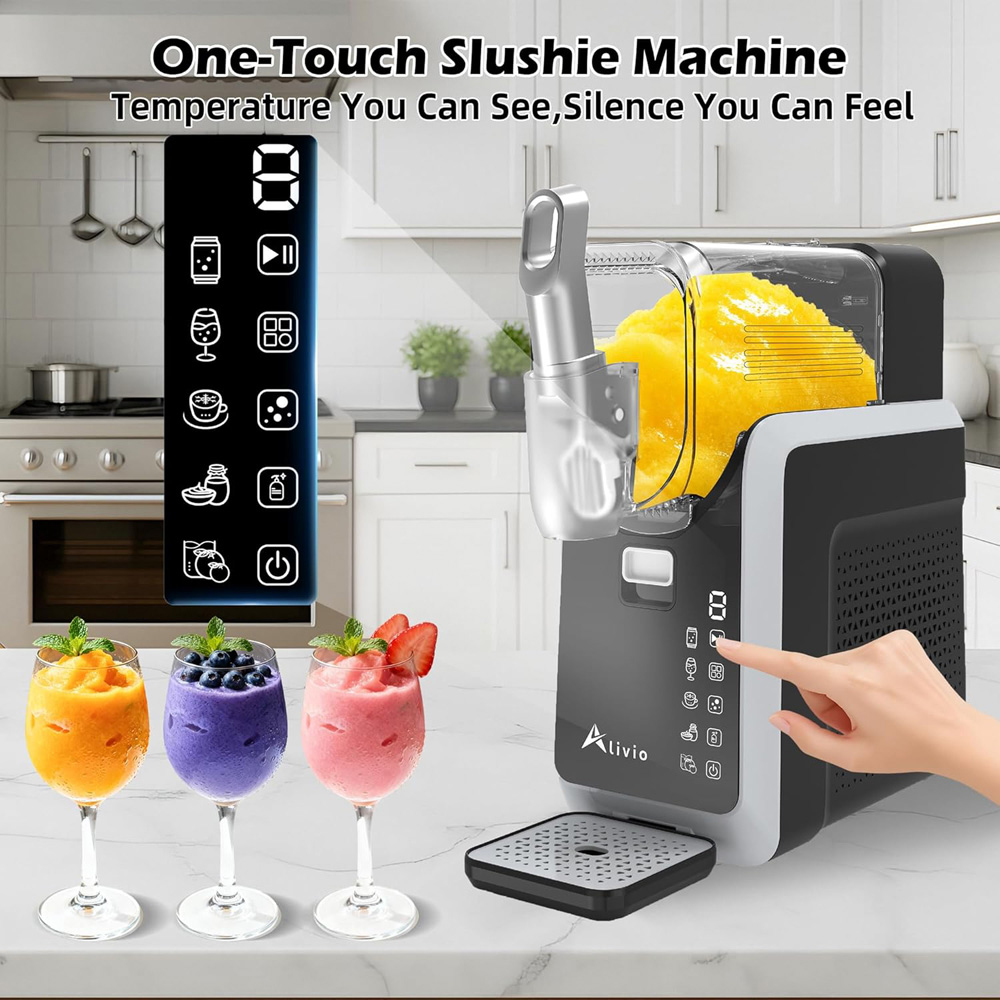Alivio Black Multi-Purpose 2L Frozen Drink and Slushy Maker Machine Image 7
