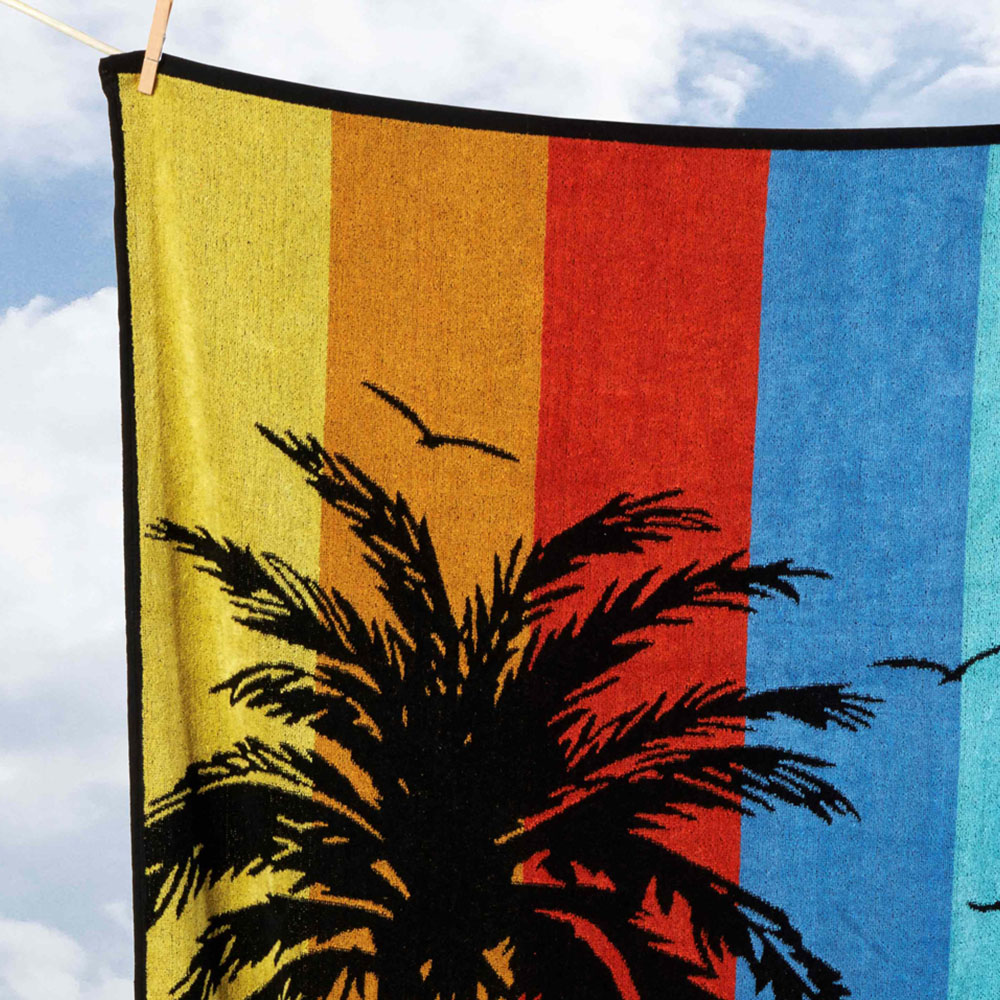 Rapport Home Palm Tree Beach Towel Image 3