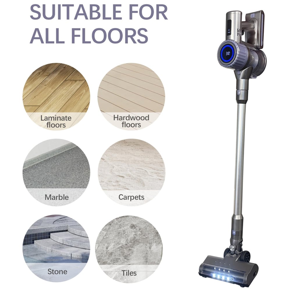 Alivio Handheld Cordless Vacuum Cleaner 550W with Touch Screen Image 6